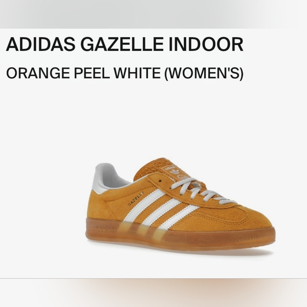 Adidas Gazelle orange peel